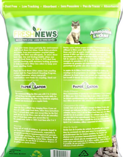 Litière pour chat en papier recyclé, Fresh News